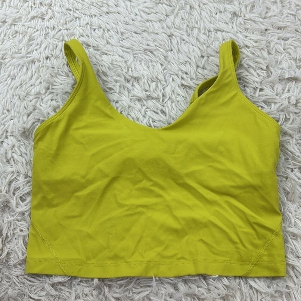 Lululemon Align Tank Top Yellow Serpentine